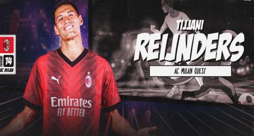 رسمياً.. ميلان يتعاقد مع تياني ريندرز حتى 2028